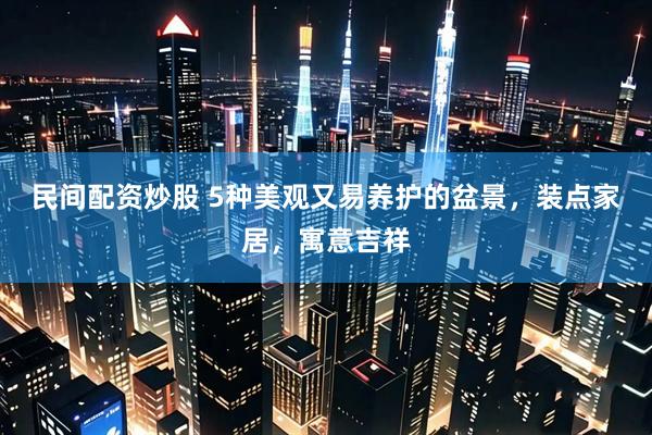民间配资炒股 5种美观又易养护的盆景，装点家居，寓意吉祥