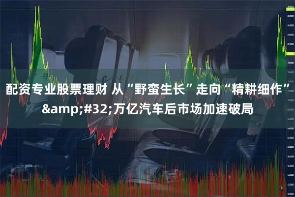 配资专业股票理财 从“野蛮生长”走向“精耕细作” 万亿汽车后市场加速破局